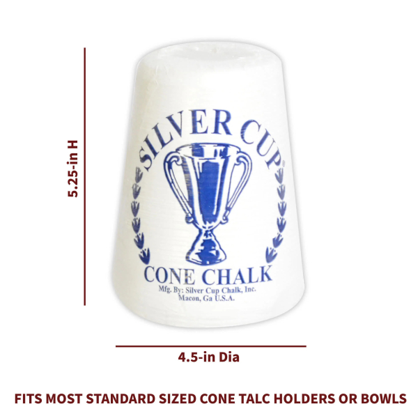 Silver Cup Cone Talc Chalk | Royal Swimming Pools